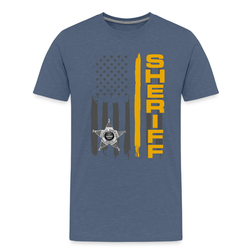 Kids' Premium T-Shirt - Ohio Sheriff Vertical - heather blue