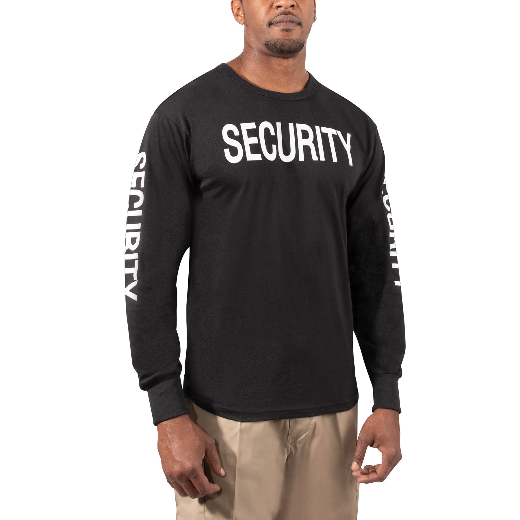 Rothco Long Sleeve Two-Sided Security T-Shirt