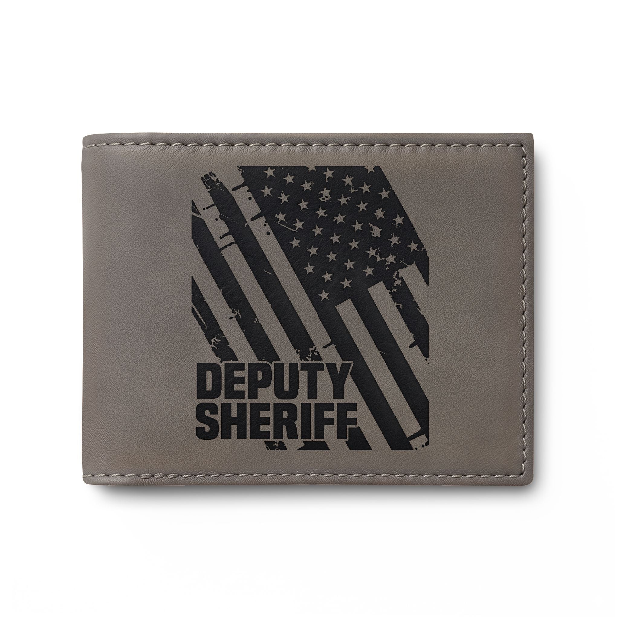 Bi-Fold Wallet with Flip - Deputy Sheriff Flag