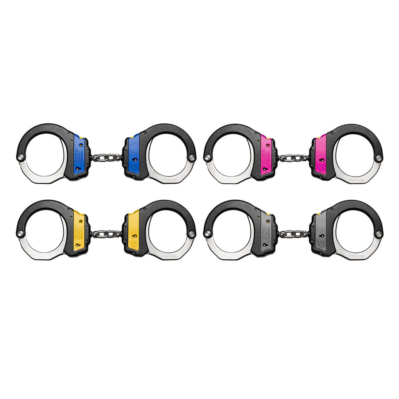 ASP Blue Line Ultra Plus Cuffs, Chain Identifier (Steel Bow)