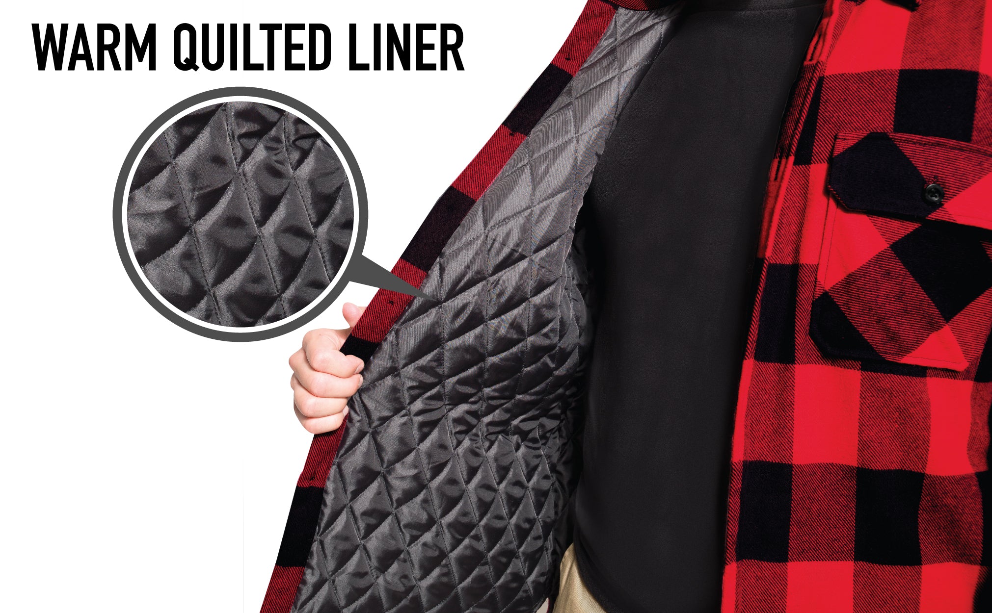 Rothco Buffalo Plaid Quilted Lined Jacket