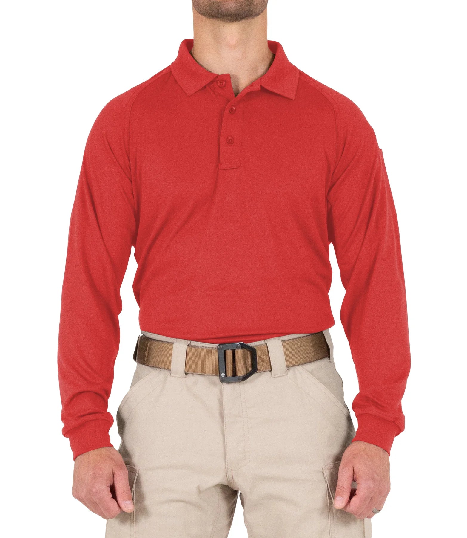 First Tactical Men s Performance Long Sleeve Polo