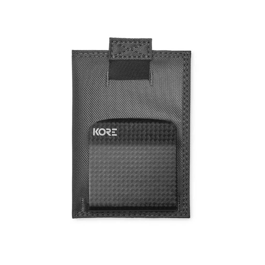 Kore Essentials Nylon Slim Wallet & Carbon Fiber Money Clip