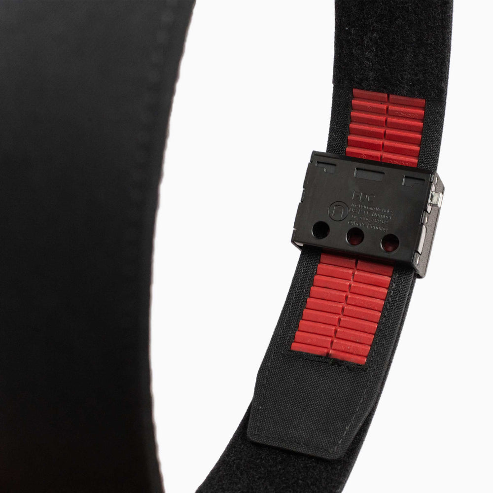 Nexbelt Black Leather Duty Ratchet Belt, Matte Black Buckle, 2.25" [57 mm]