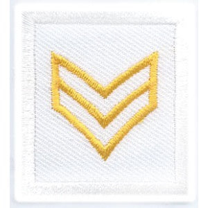 Sergeant Bars Embroidered Patch (Pair)
