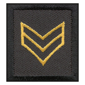 Sergeant Bars Embroidered Patch (Pair)