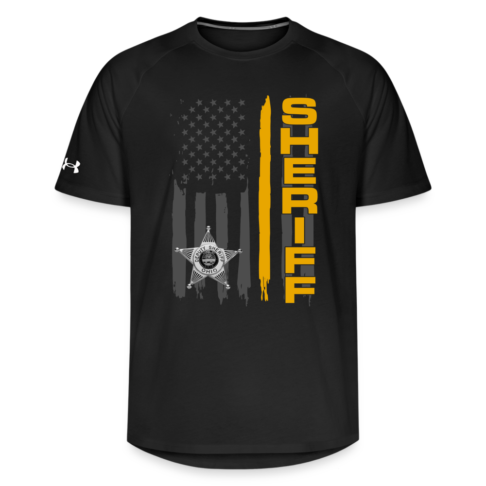 Under Armour Unisex Athletics T-Shirt - Ohio Sheriff Vertical Flag - black