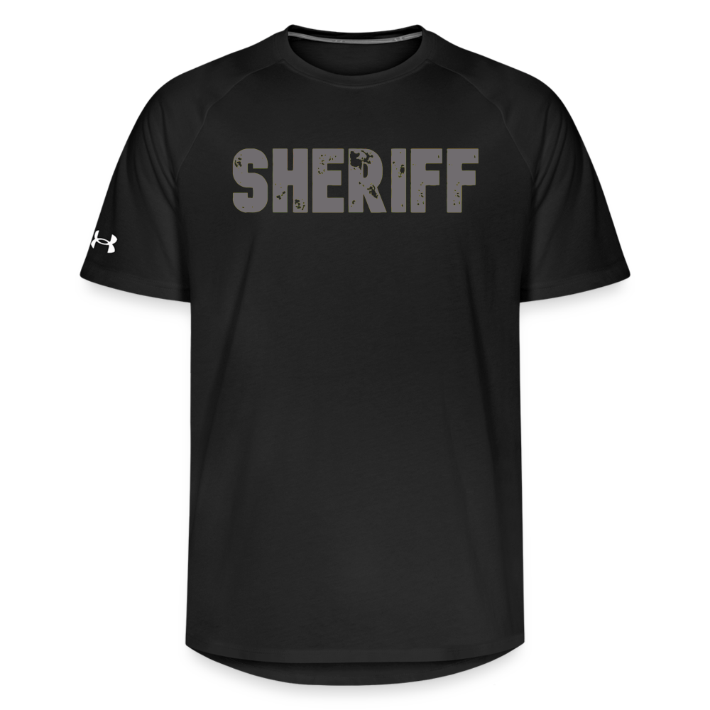 Under Armour Unisex Athletics T-Shirt - "Sheriff" Gray - black
