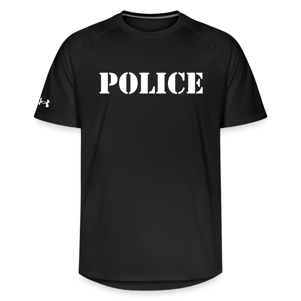 Under Armour Unisex Athletics T-Shirt - "POLICE" - black