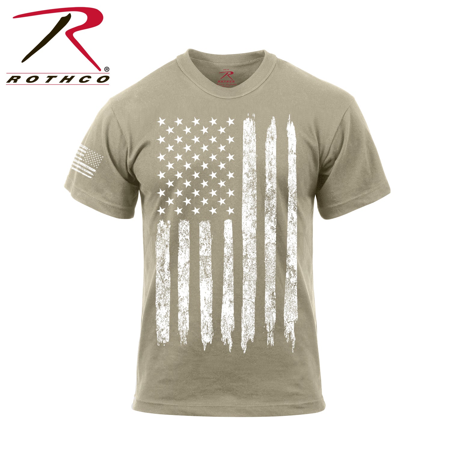 Rothco Distressed US Flag Athletic Fit T-Shirt