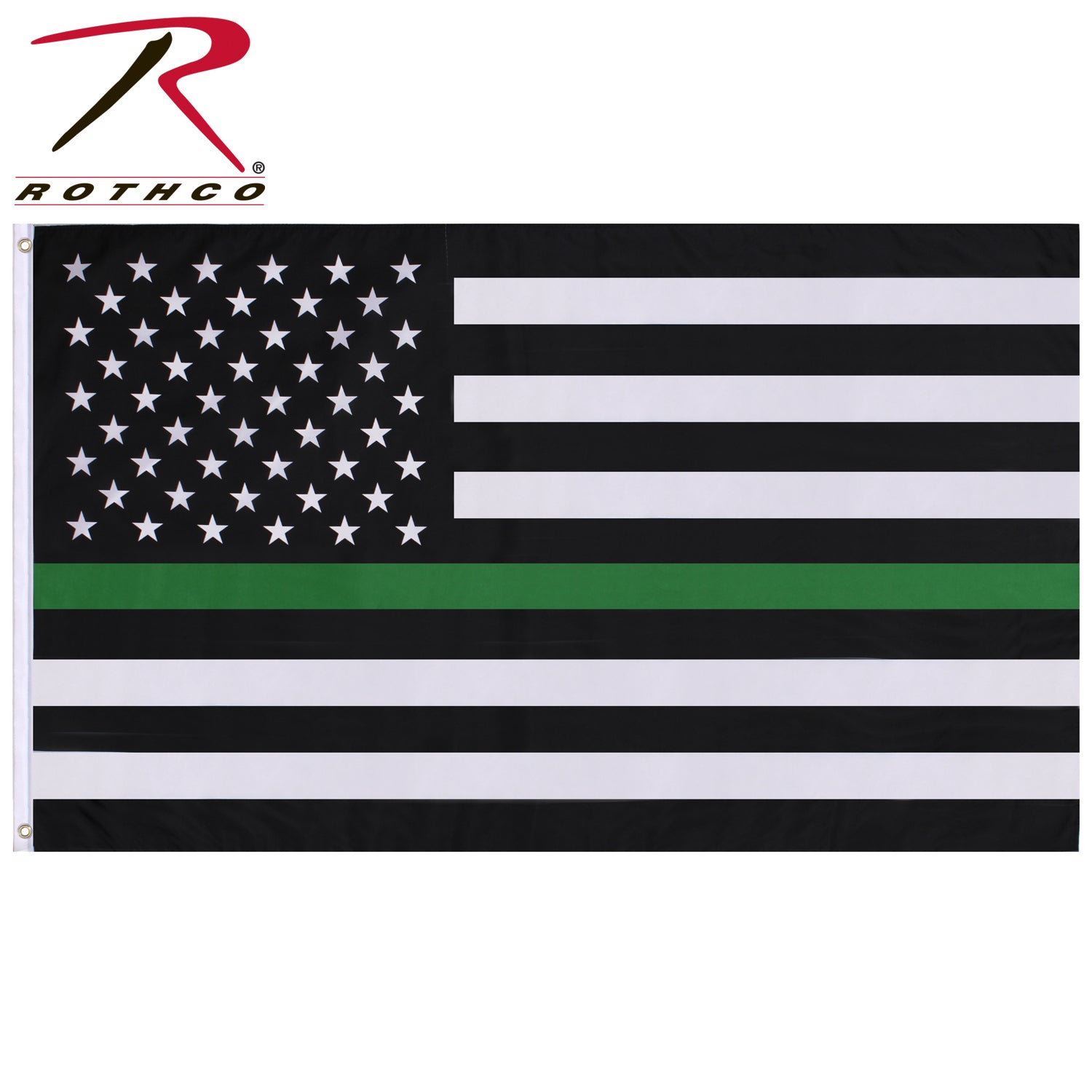 Rothco Thin Green Line Flag 3x5
