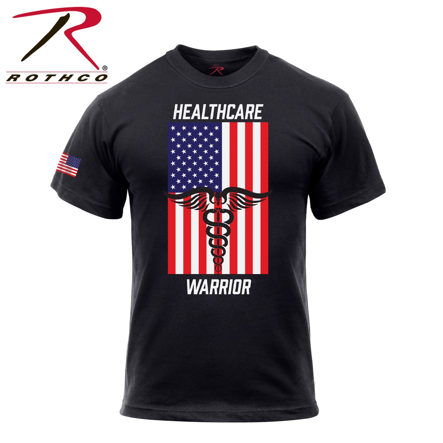 Rothco Healthcare Warrior US Flag T-Shirt