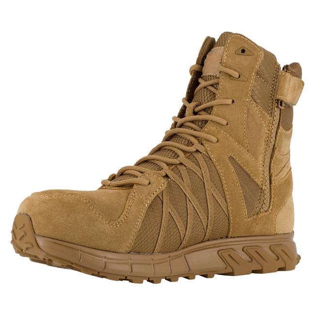 Reebok Men's 8" Trailgrip Tactical Composite Toe Side Zip Boots