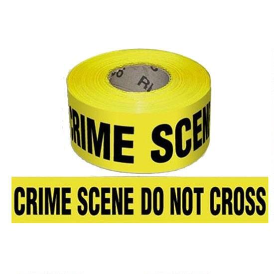 Echo Tactical Barricade Tape 1000' "Crime Scene" Tape 3" Width BT02 - red-diamond-uniform-police-supply