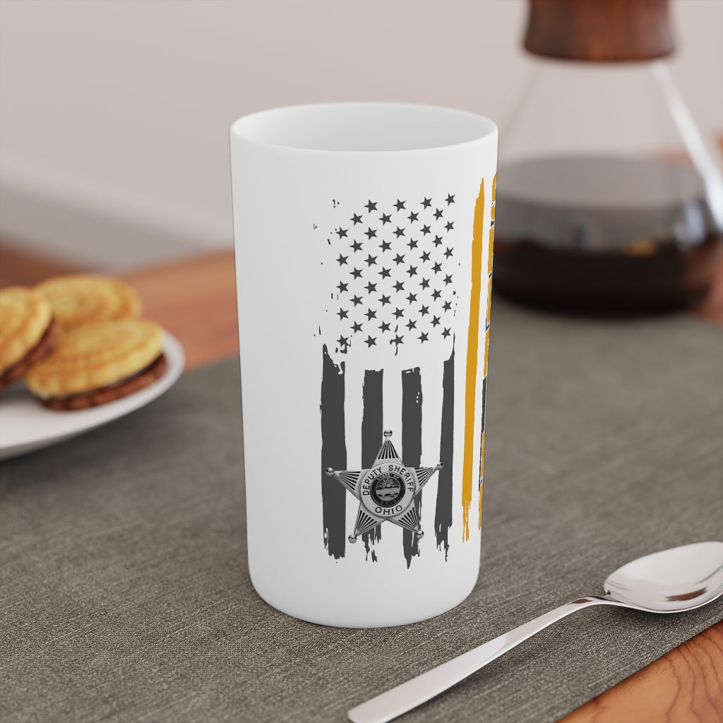 Conical Coffee Mugs (3oz, 8oz, 12oz) - Ohio Sheriff Vertical