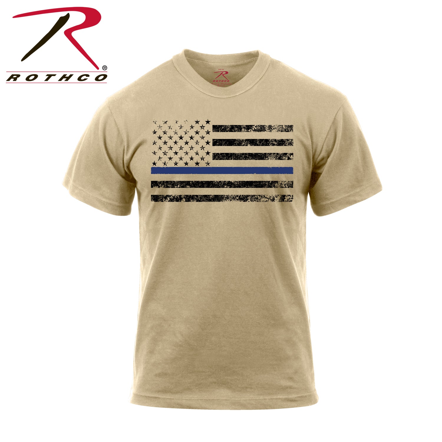 Rothco Thin Blue Line T-Shirt - red-diamond-uniform-police-supply