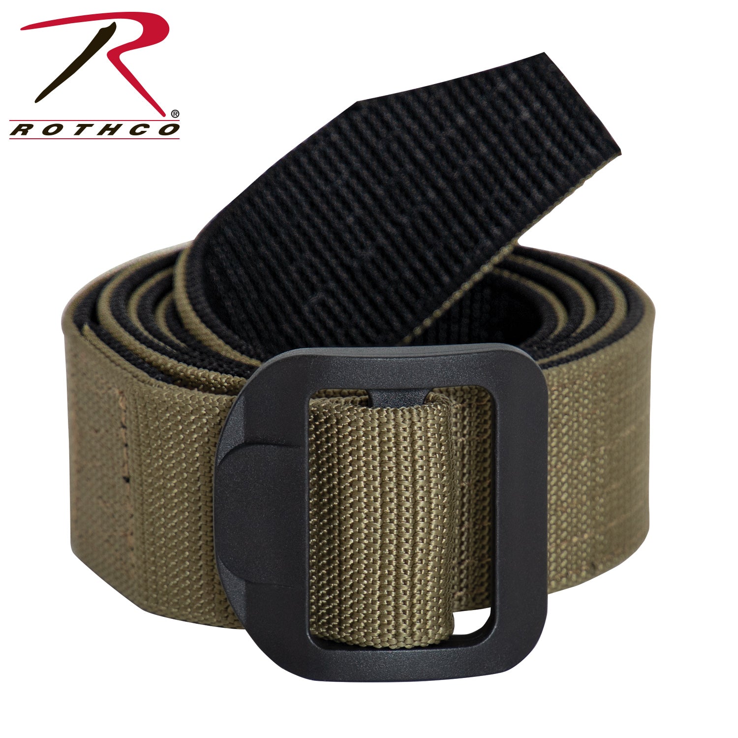 Rothco Reversible Airport Friendly Riggers Belt - Black / Coyote