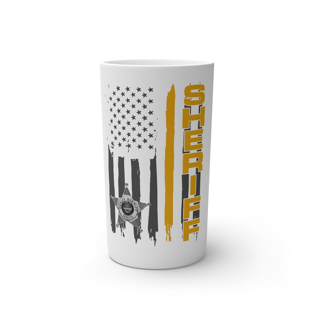 Conical Coffee Mugs (3oz, 8oz, 12oz) - Ohio Sheriff Vertical