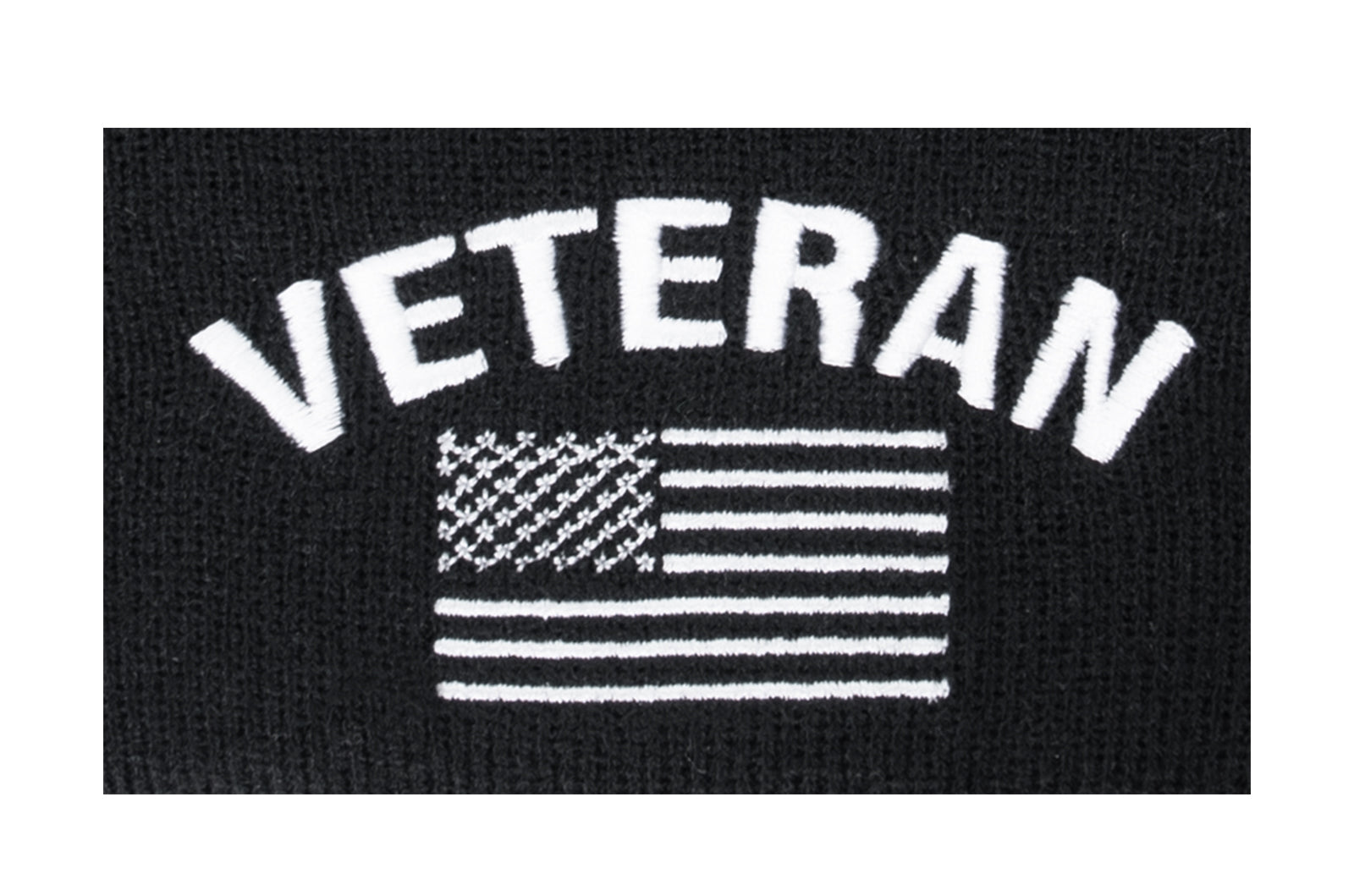 Rothco Veteran With US Flag Fine Knit Watch Cap