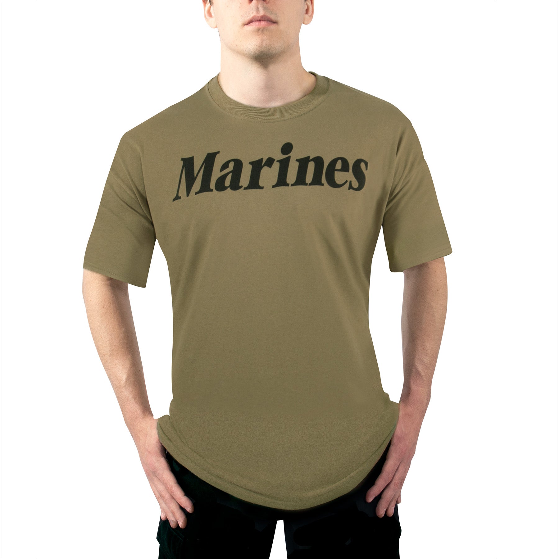Rothco AR 670-1 Coyote Brown Marine Physical Training T-Shirt