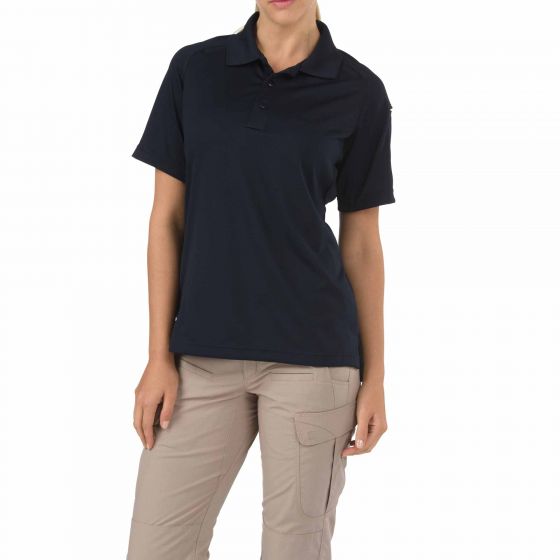 5.11 Tactical Women’s Performance Short Sleeve Polo - red-diamond-uniform-police-supply