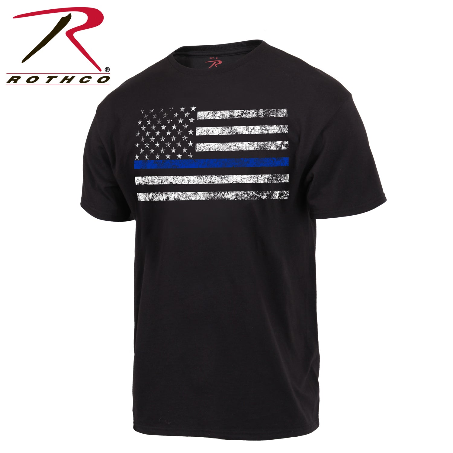 Rothco Thin Blue Line T-Shirt - red-diamond-uniform-police-supply