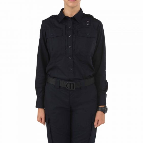 5.11 Tactical Women’s TACLITE® PDU® Class-B Long Sleeve Shirt - red-diamond-uniform-police-supply