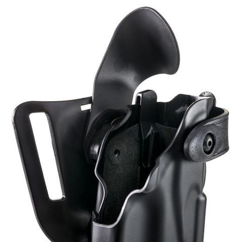 Safariland Model 6360RDS ALS/SLS Mid-Ride Level III Retention Duty Holster for Glock 19 w/ Compact Light STX Plain 6360RDS-28327-411