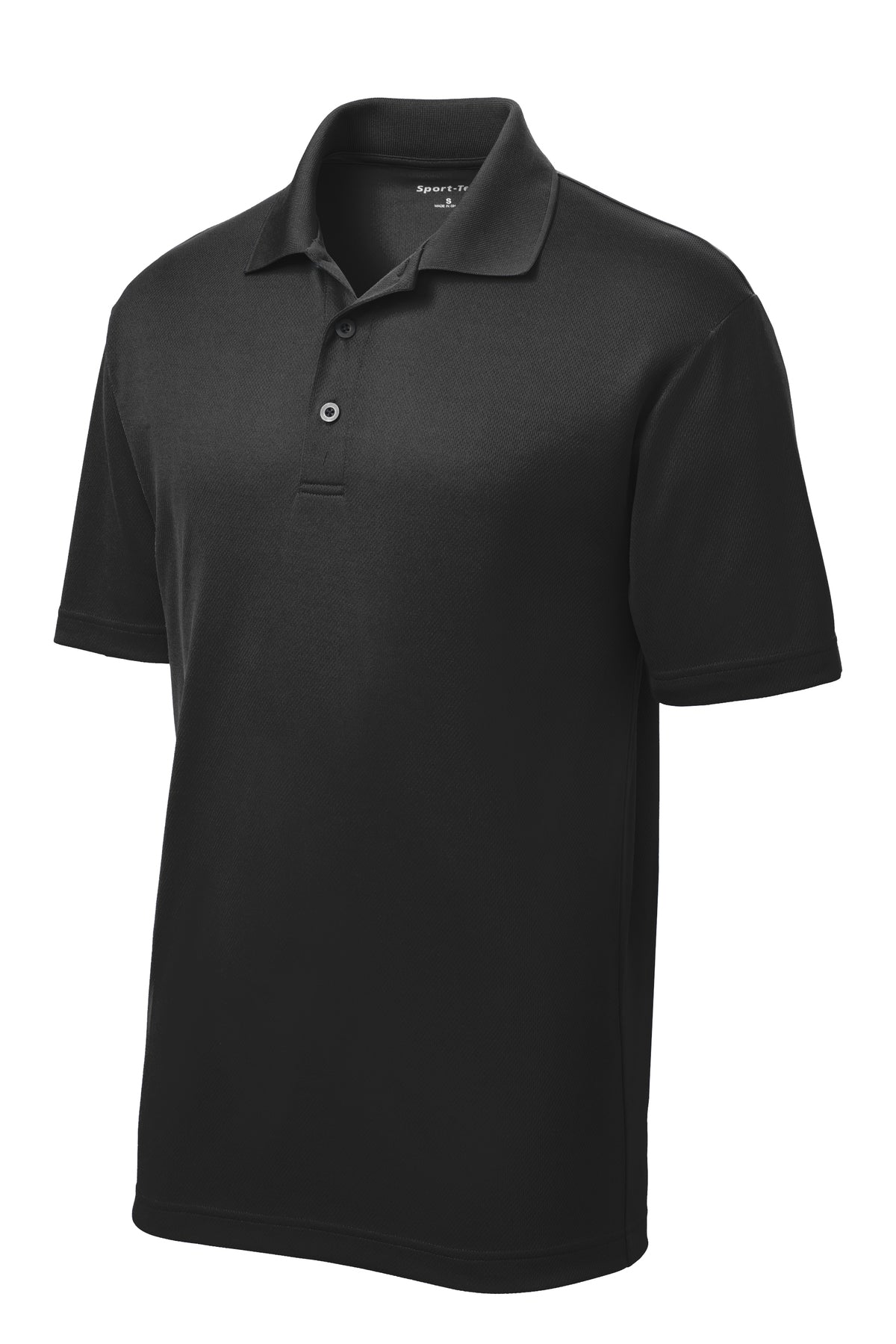 NFL Shield Short Sleeve Speedwick Polo - Black 