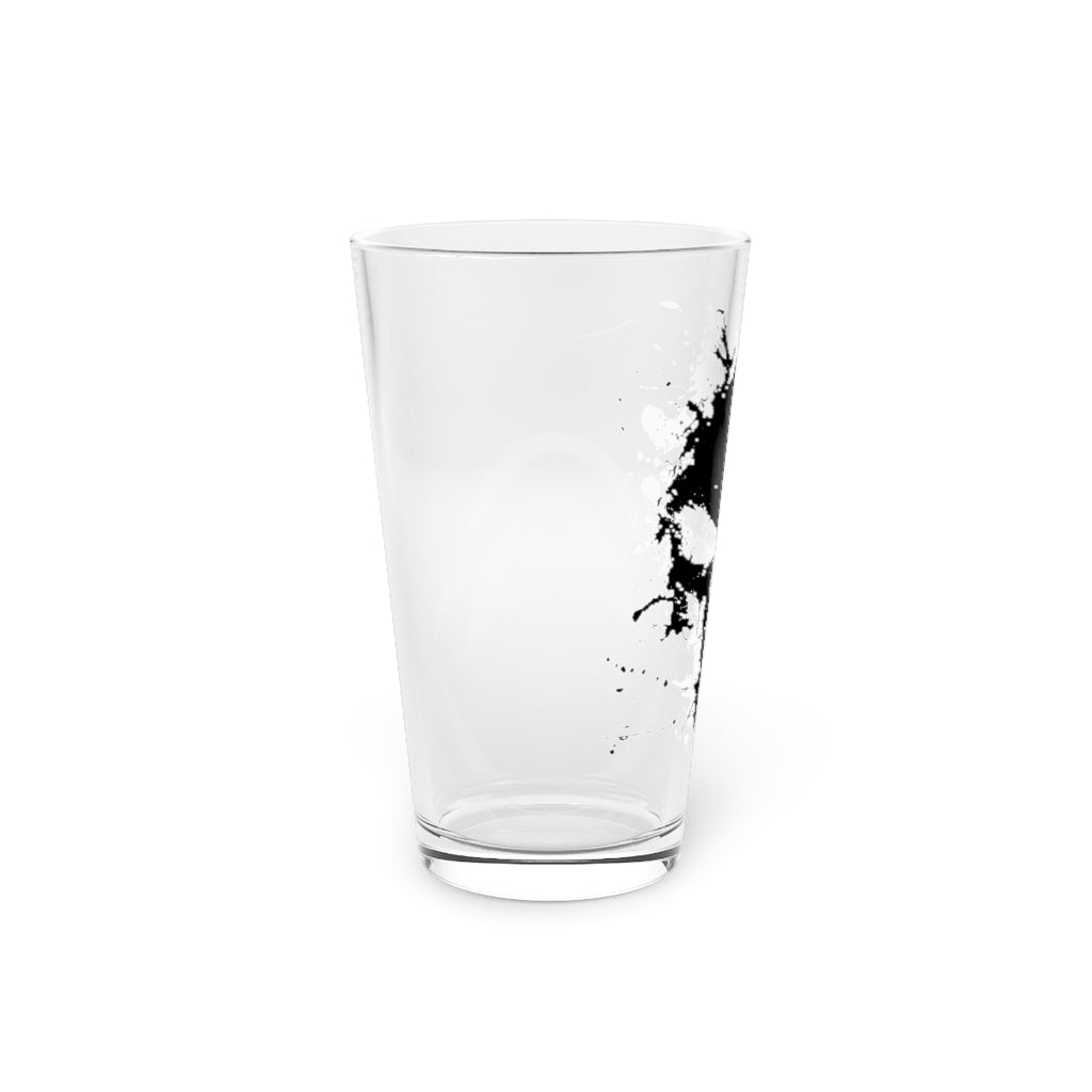Pint Glass, 16oz - Punisher Splatter
