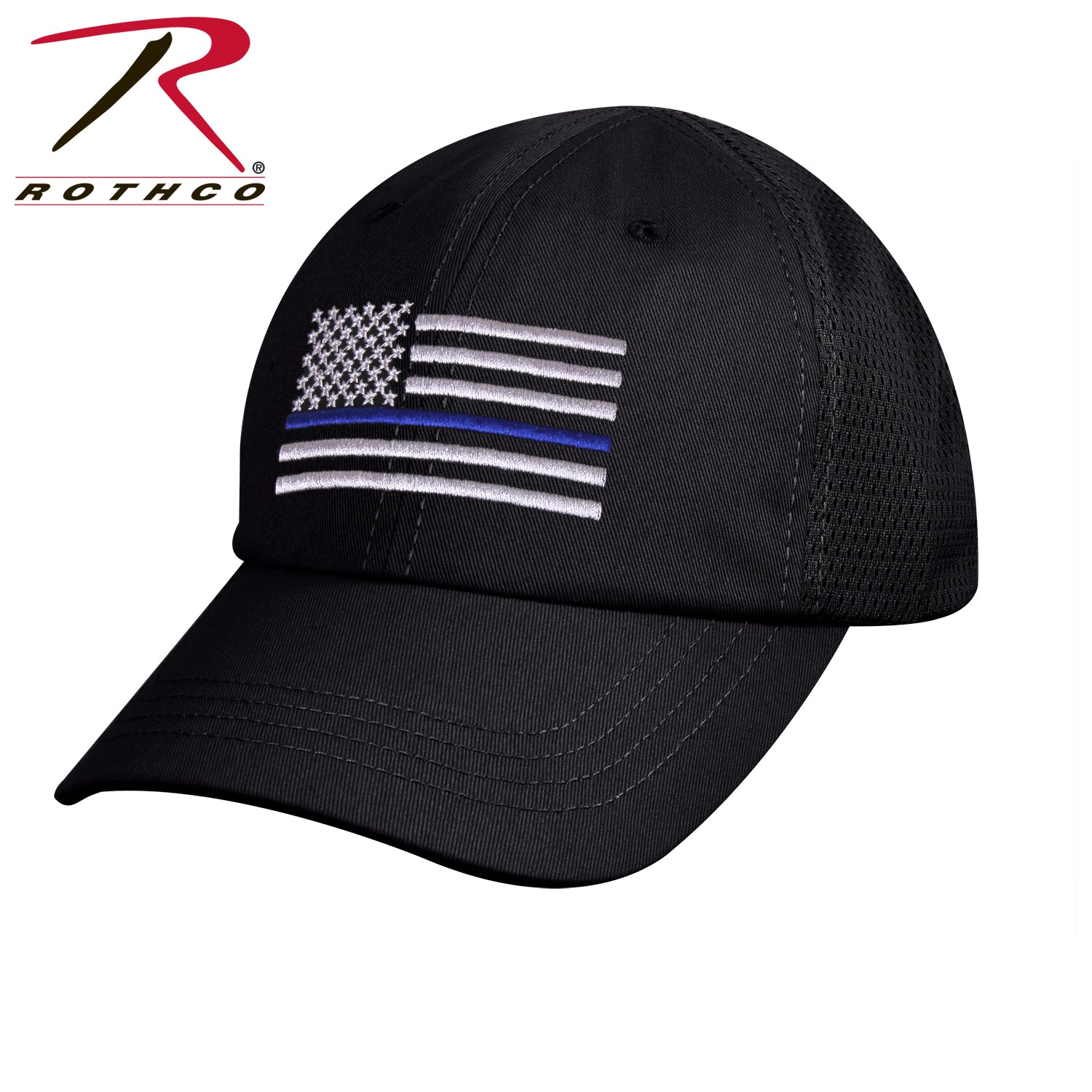 Rothco Tactical Mesh Back Cap With Thin Blue Line Flag