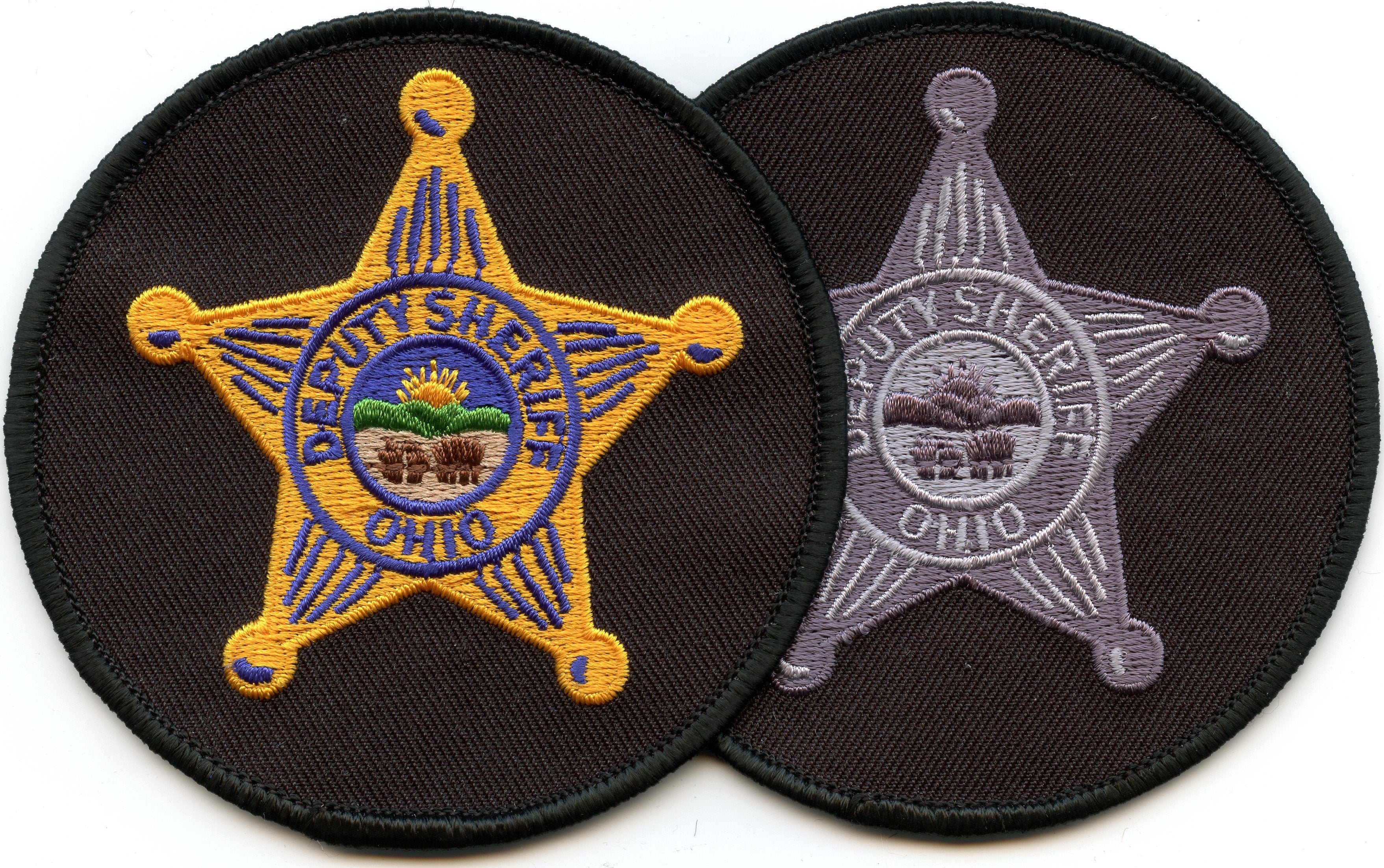 Ohio Deputy Sheriff Star Patch 3.5" Diameter