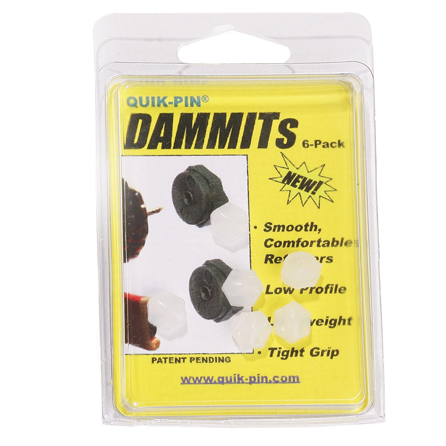 Quik-Pin DAMMITs (6 Pack) - red-diamond-uniform-police-supply