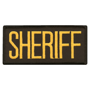 2" X 4" Sheriff Dept Patch