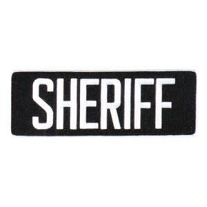 4" X 11" Sheriff Dept Patch