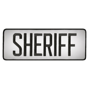 4" X 11" Sheriff Dept Patch