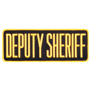 4" X 11" Deputy Sheriff Dept Patch