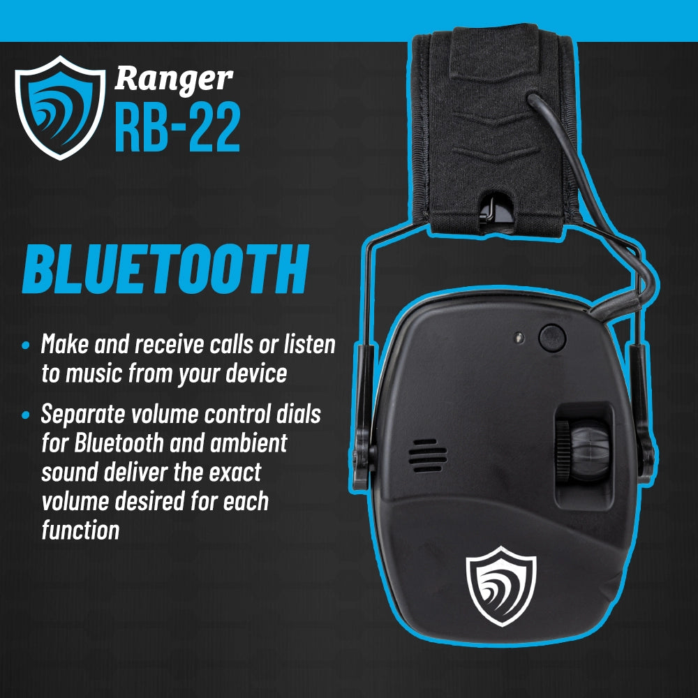 Otis Technology Earshield Ranger Electronic Pro Earmuff - Bluetooth