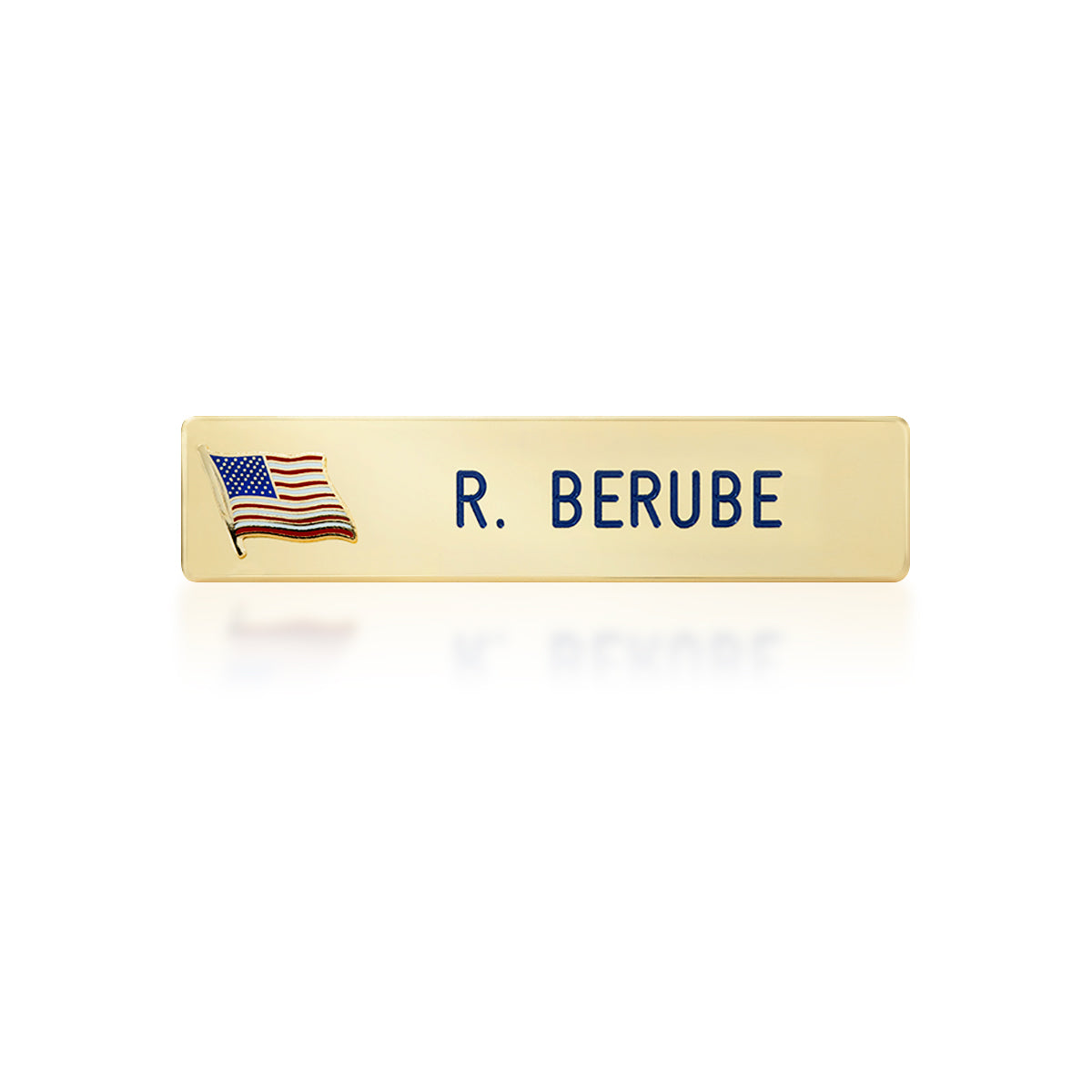Reeves F8 5/8" Nameplate with Flag