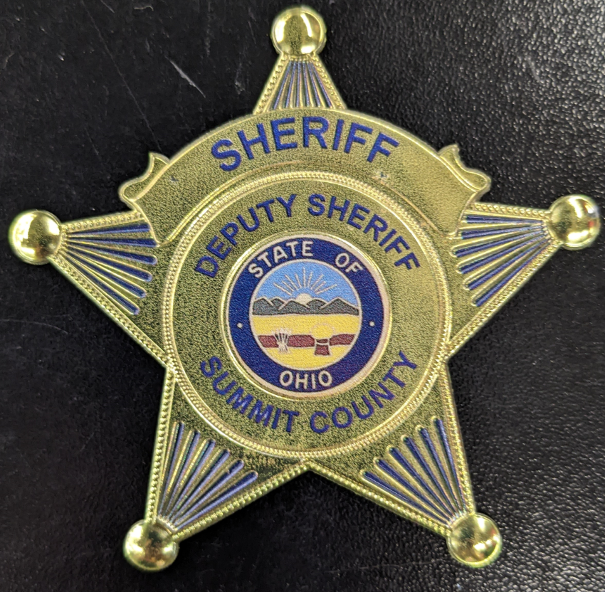 Blackinton Ohio Sheriff's FLEX Badge w/ Banner