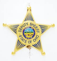 Premier Emblem Ohio Buckeye Sheriff Association Badge - red-diamond-uniform-police-supply
