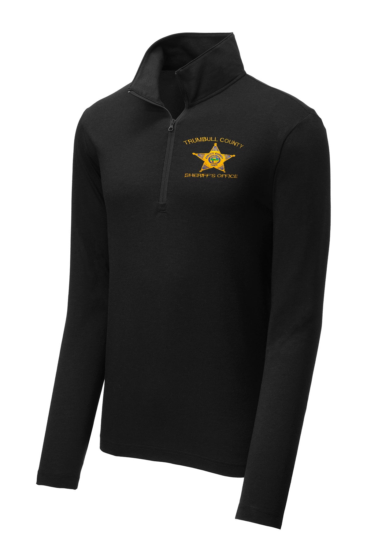 Sport-Tek PosiCharge Tri-Blend Wicking 1/4-Zip Pullover - Custom Ohio Sheriff Embroidery