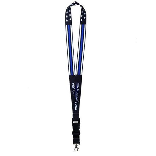 Thin Blue Line Lanyard - Stars and Stripes