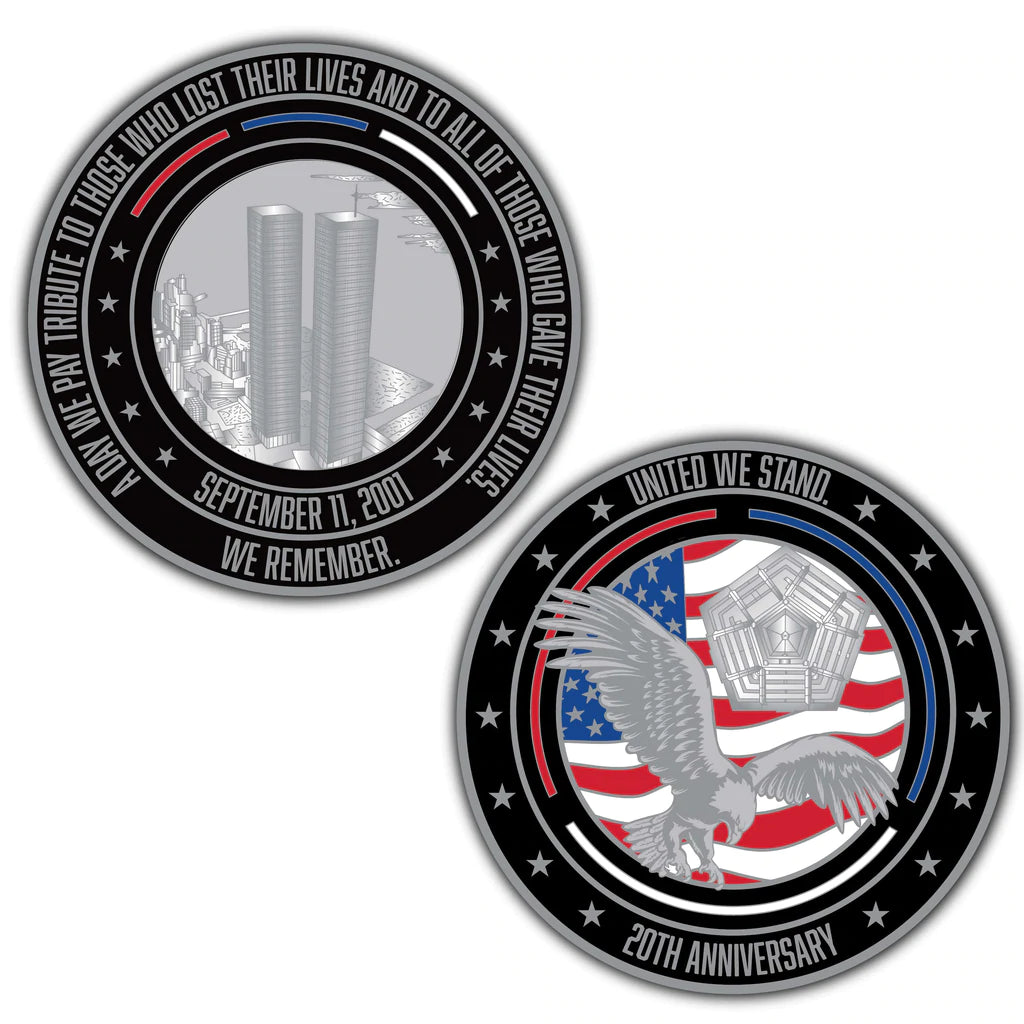 20th Anniversary, 9/11 Memorial Challenge Coin
