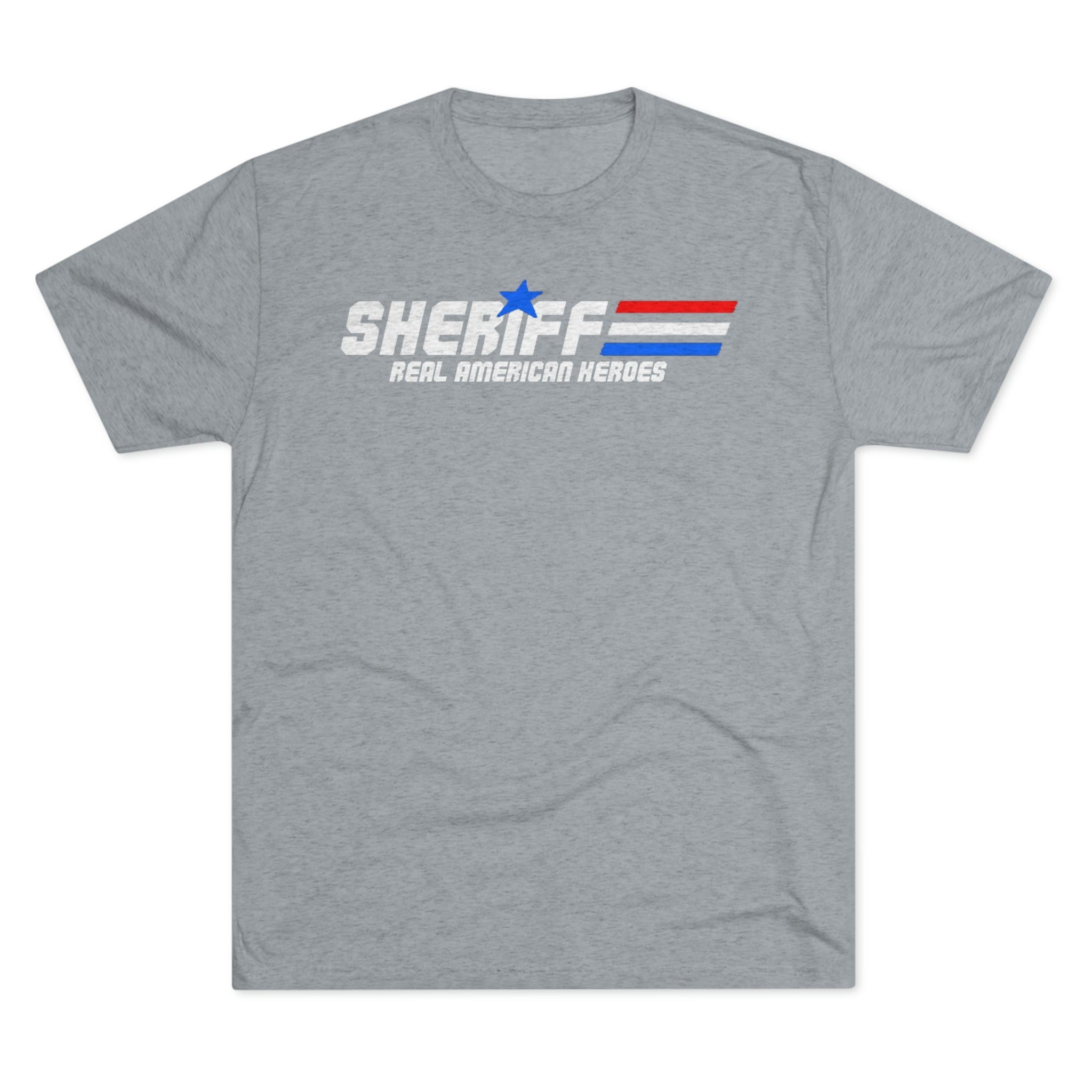 Unisex Tri-Blend Crew Tee - Sheriff "Real American Heroes"