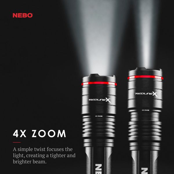 NEBO REDLINE X Rechargeable LED Flashlight with 1,800 Lumen