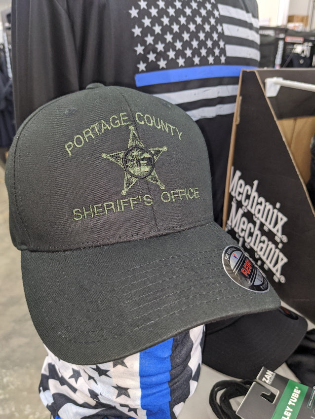 Red Diamond Ball Cap - Custom Ohio Sheriff Embroidery