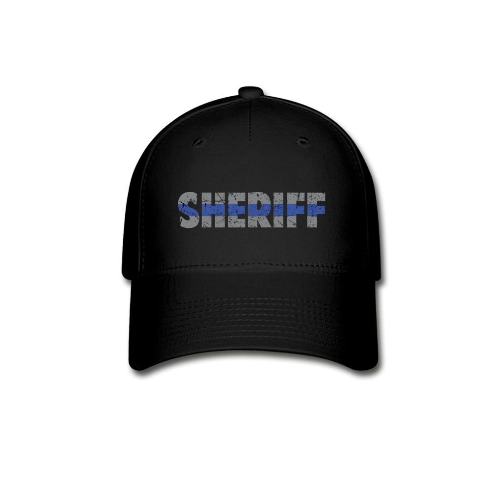 Flexfit Baseball Cap - Sheriff Blue Line - black