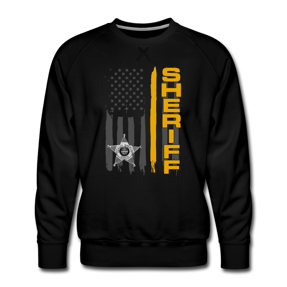 Men’s Premium Sweatshirt - Ohio Sheriff Vertical - black