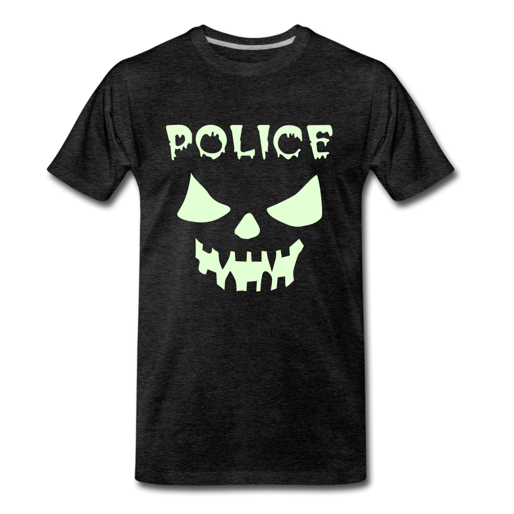 Men's Premium T-Shirt - Police Halloween - charcoal grey